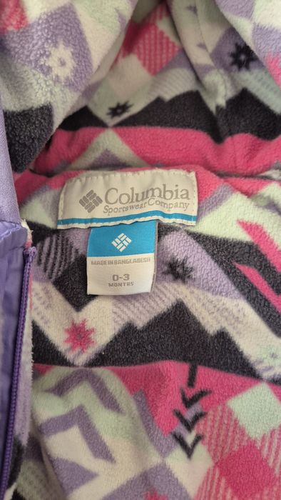 Salopeta Columbia puf 0-3 luni