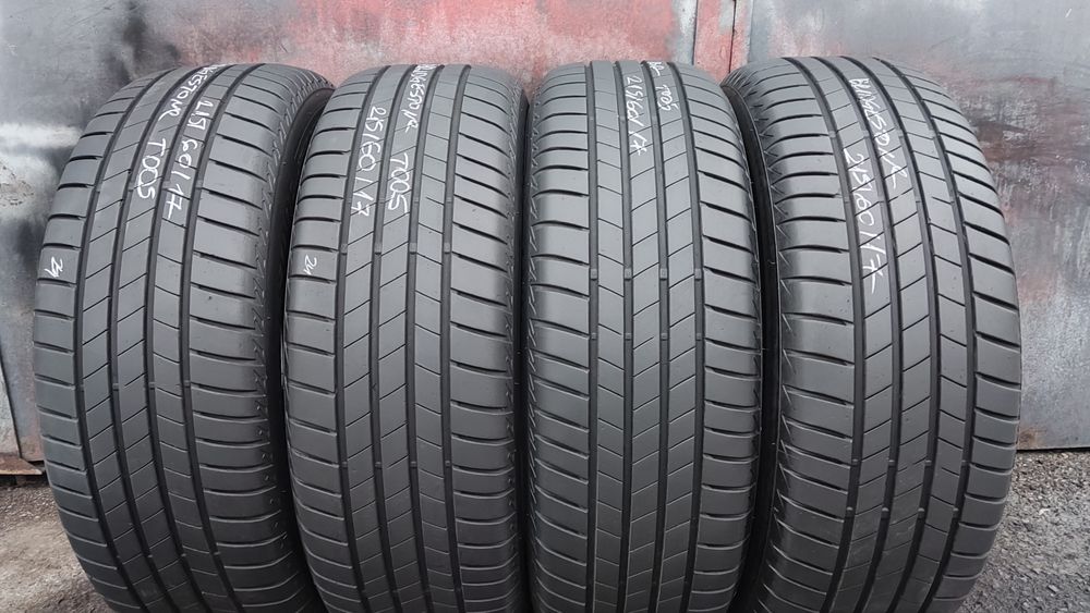4бр. летни гуми 215/60/17 Bridgestone T005, 100H,  XL подсилени 
dot24
