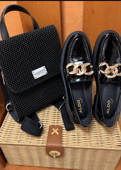 Черен комплект ALDO + чанта