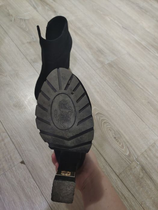 Полуботинки, замшевые