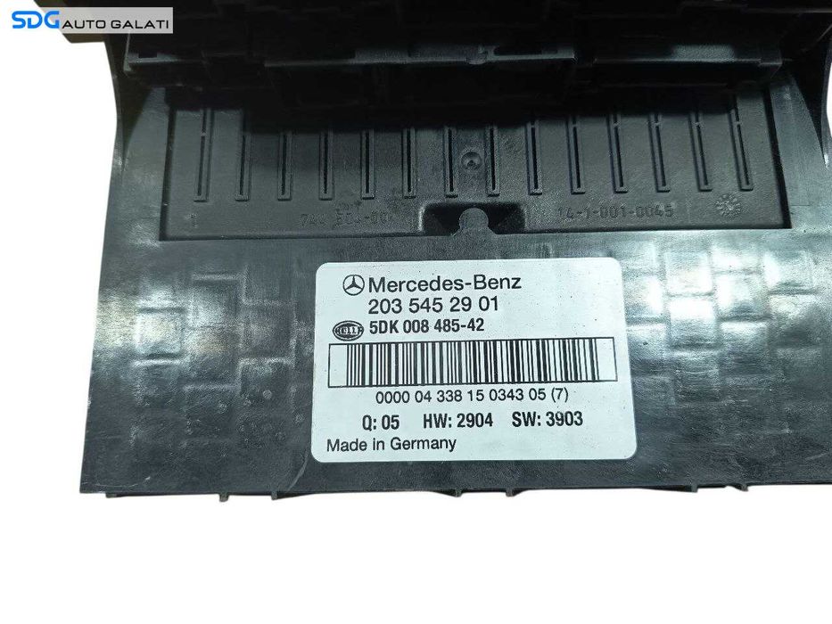 SAM Calculator Unitate Modul Tablou Panou Relee Sigurante Mercedes Clasa C Class W203 2001 - 2007 Cod 2035452901 5DK008485-42 [LR1990]