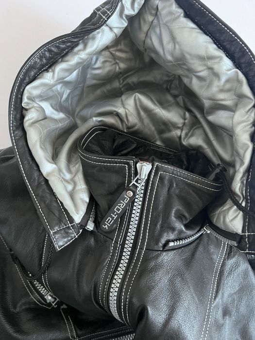 Geaca din piele parka