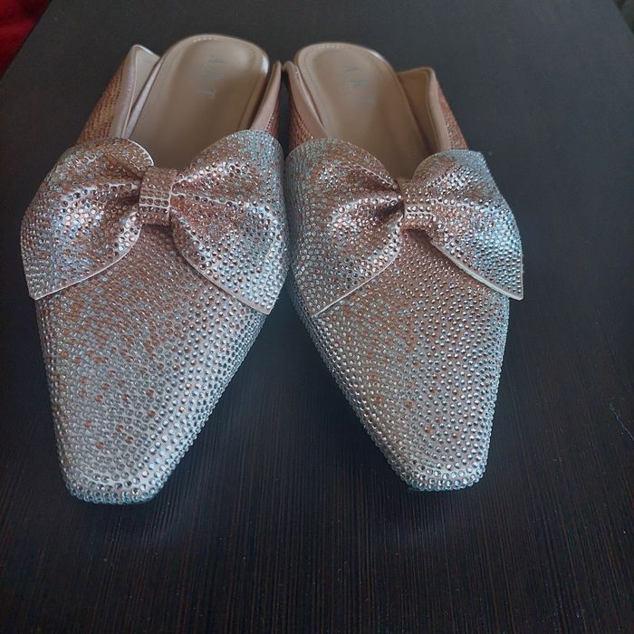 Мюли в стразах 36 размер