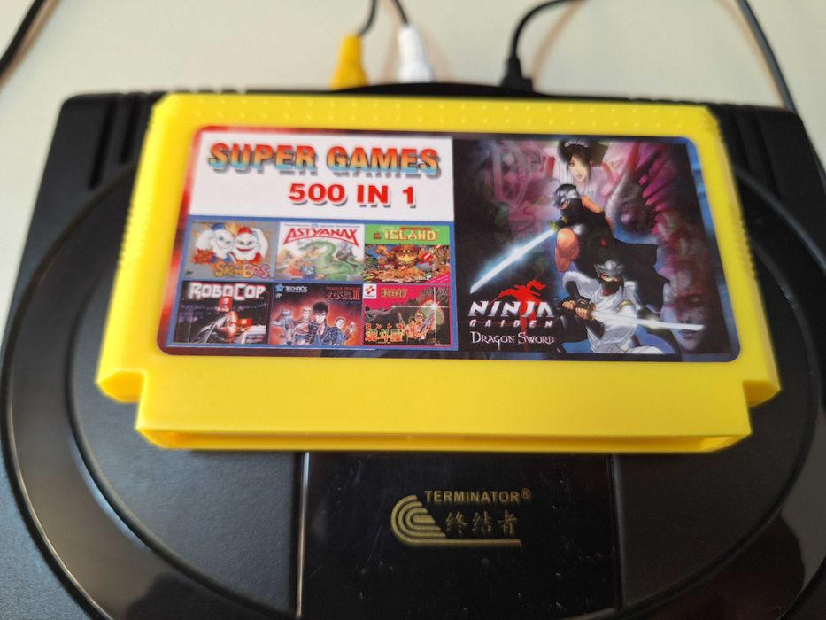500 in 1 jocuri caseta discheta clasica cu jocuri pentru consola TV