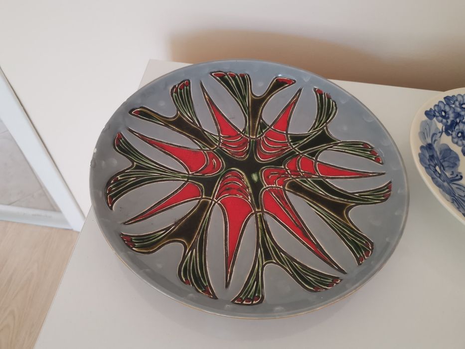 Ретро чиния и поднос