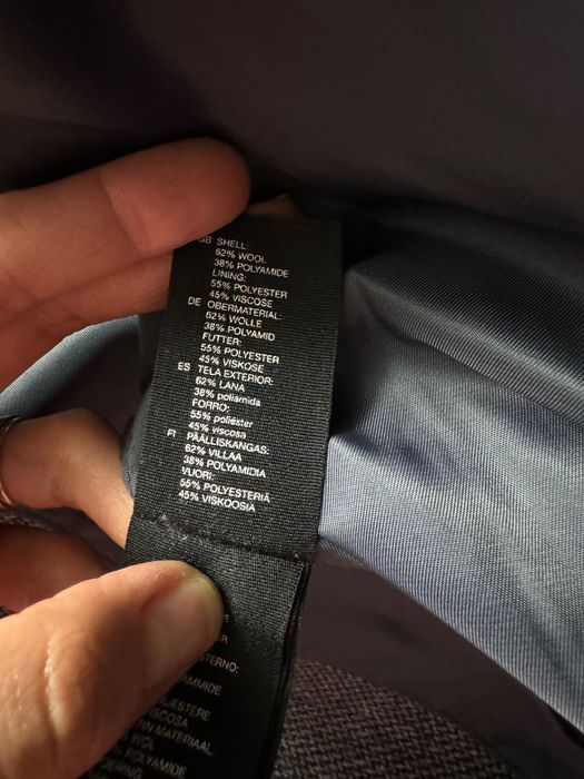 Palton gri cu bleumarin, mărimea 34, &OtherStories