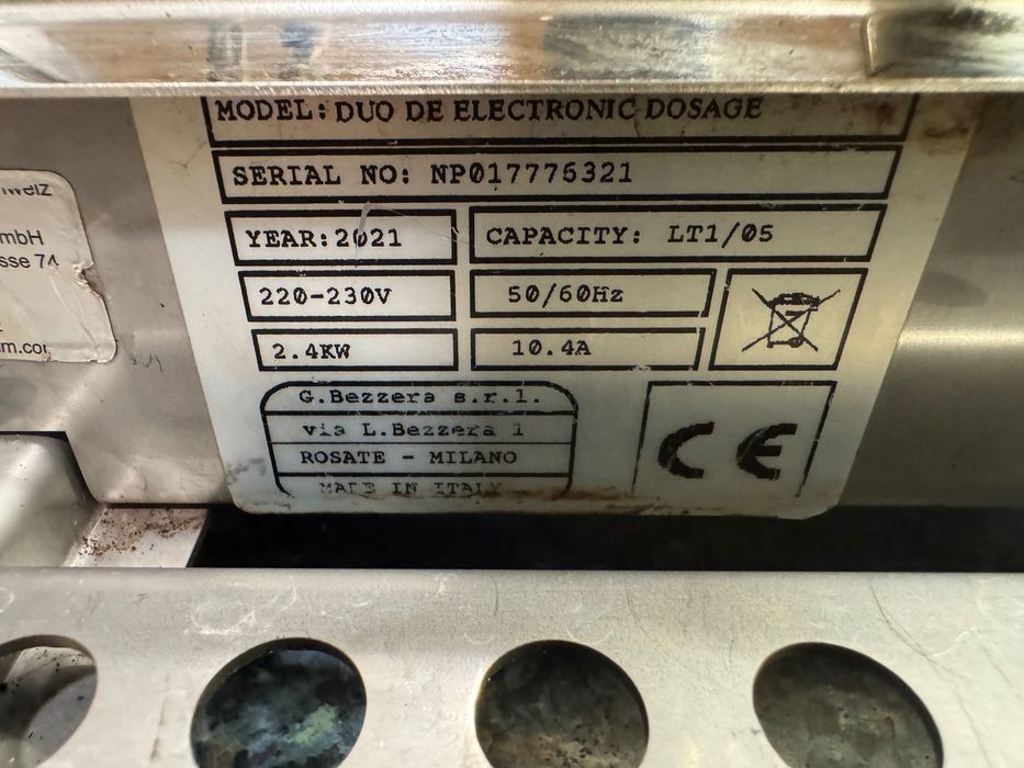Bezzera Duo Top DE и Malkönig E64 WS