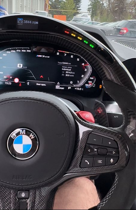 Volan BMW M Carbon Seria G - Incalzire - Vibratii - Traffic Jam Assist