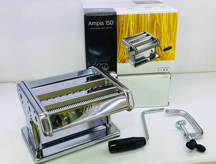 Лапшарезка тестораскатка ручная Marcato Ampia 150 mm Made in Italy
