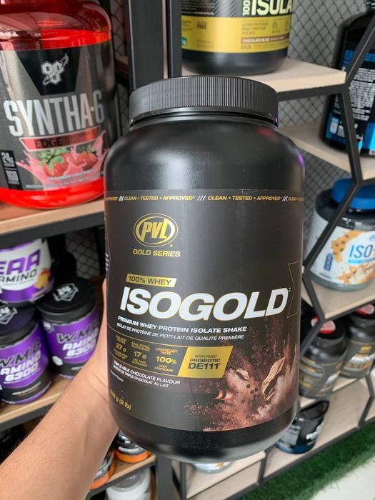 PVL 100% Whey Iso Gold (908 г, Triple Milk Chocolate)