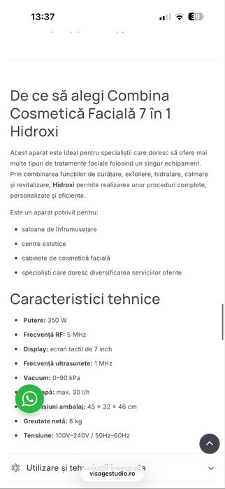 Combina cosmetica hidroxi 7 in 1