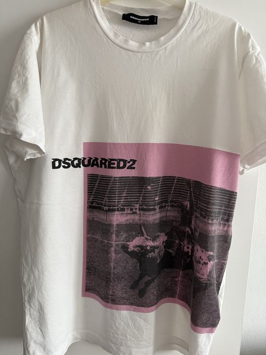 Tricou Dsquared2 alb M original