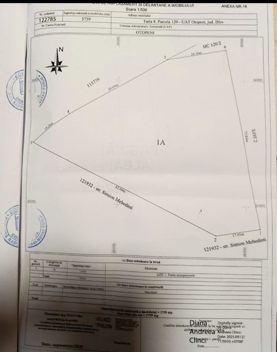 Teren extravilan strategic de vânzare – 3.759 mp cu dublă deschidere