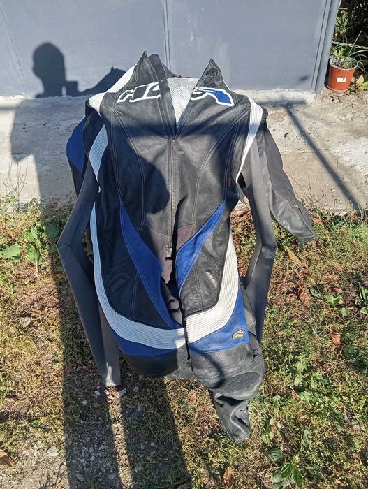 Costum piele de motociclist
