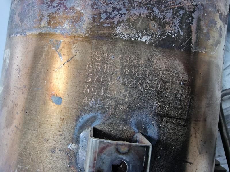 Filtru de particule fara sonde Chevrolet Cruze J305 2.0 DOHC 110 KW Z2