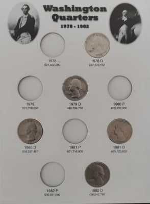 25 centi (quarter) USA - SUA 1968 D - 1998 D