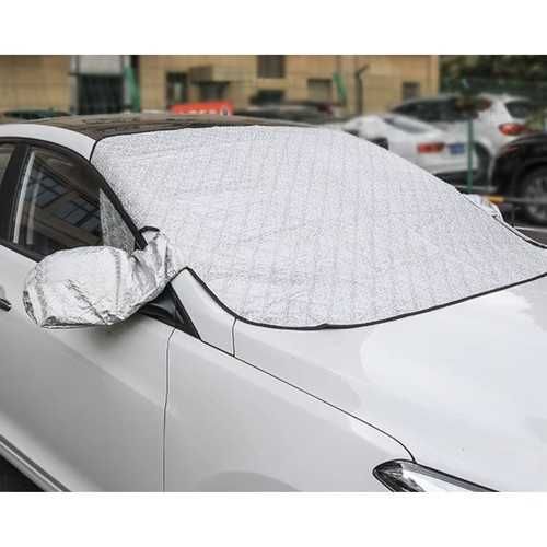 Покривало за предно стъкло против замръзване - с магнити за стабилност