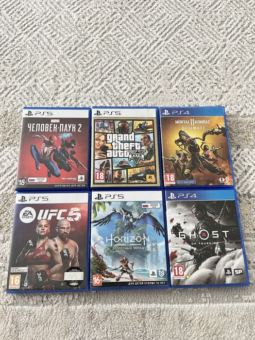 Игры на PS4,PS5 в отличном состояние