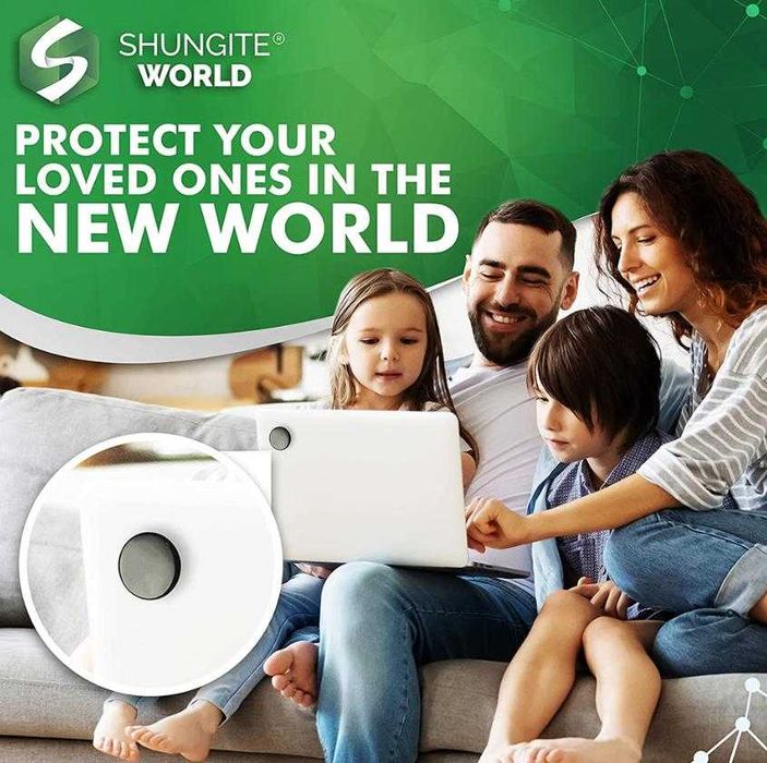 Антистатична Защитна Пластина Шунгит Смартфон Таблет Лаптоп Рутер PC