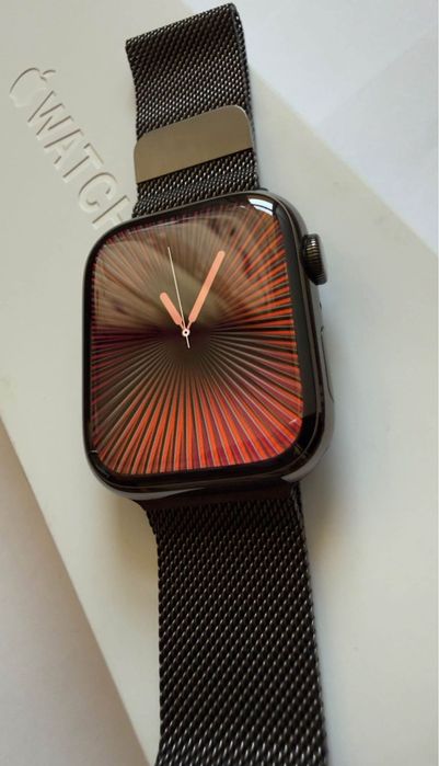 Apple Watch Series 7 Graphite Stainless Steel Case 41mm GPS + Cellular