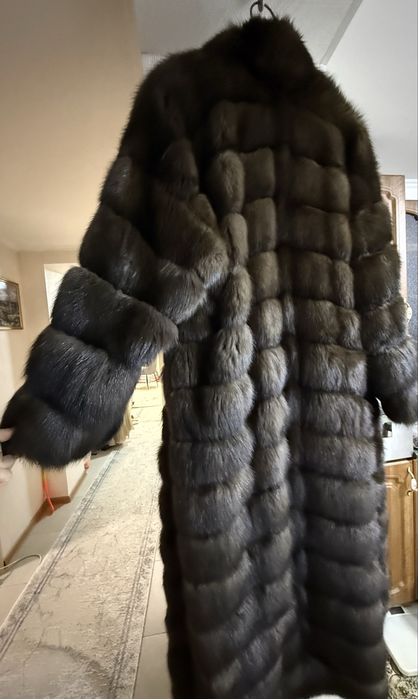 Продам длинную шубу из соболя 135 см