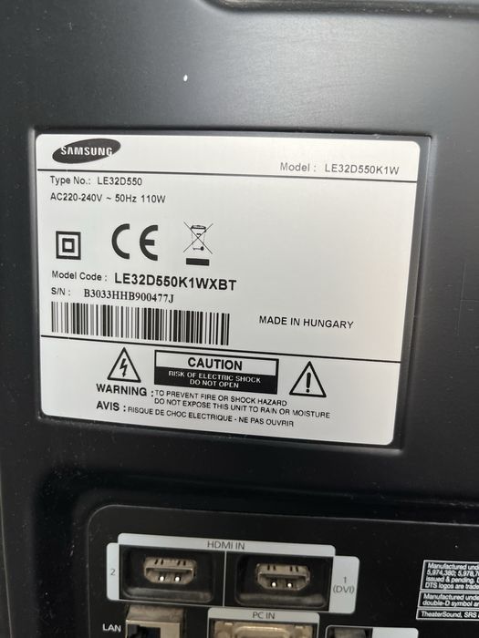 TV Samsung 32” LED, perfect funcțional, HDMI, preț bun