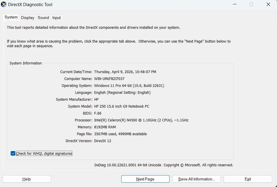 HP 250 G9 Notebook PC 15.6 inch