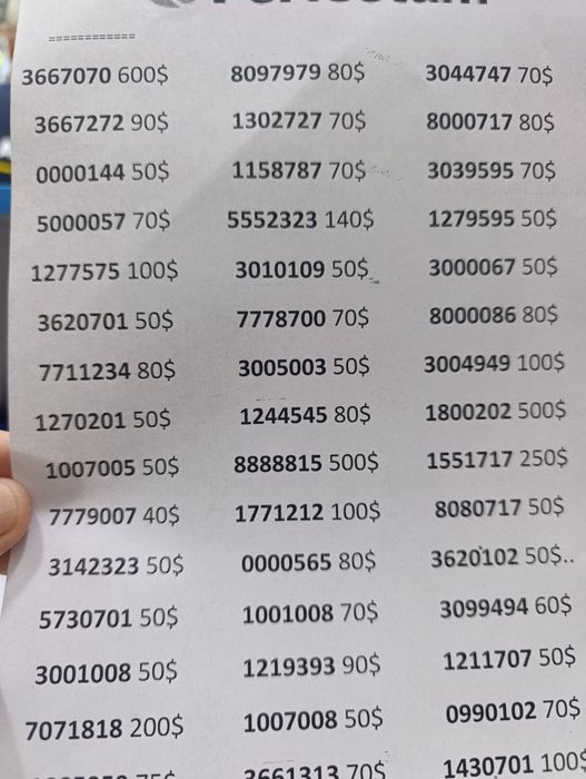 Perfectum mobile nomerlar telfonlar programma ishlari
