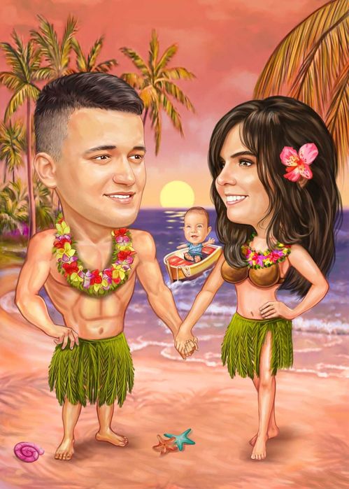 Карикатура за подарък , Забавна анимация - Шарж, 1 Ден