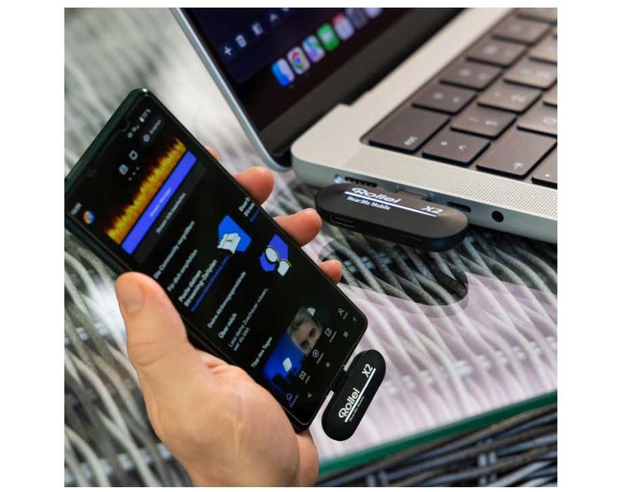 Lavaliere smartphone Rellei hear me mobile x2 Usb C Android Ipone
