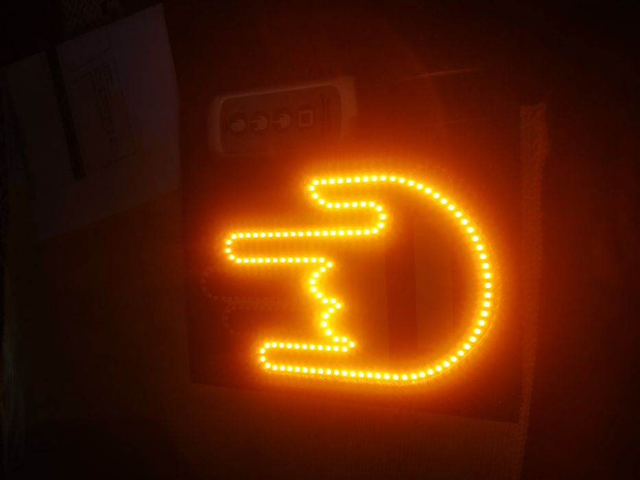 LED 12v Funny car gesture led finger. NOU