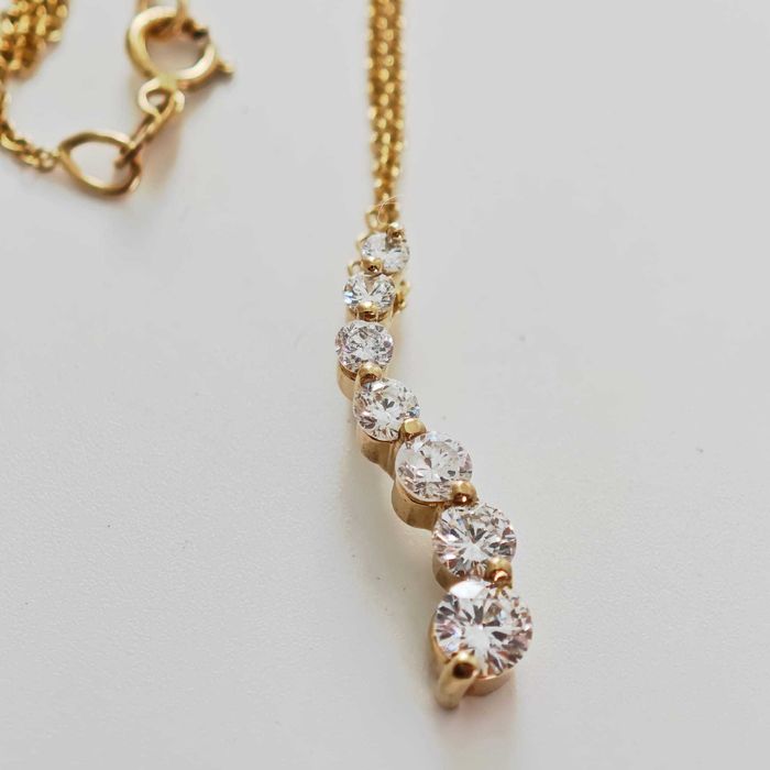 Colier 14k Diamante naturale Jurney 0.73ct