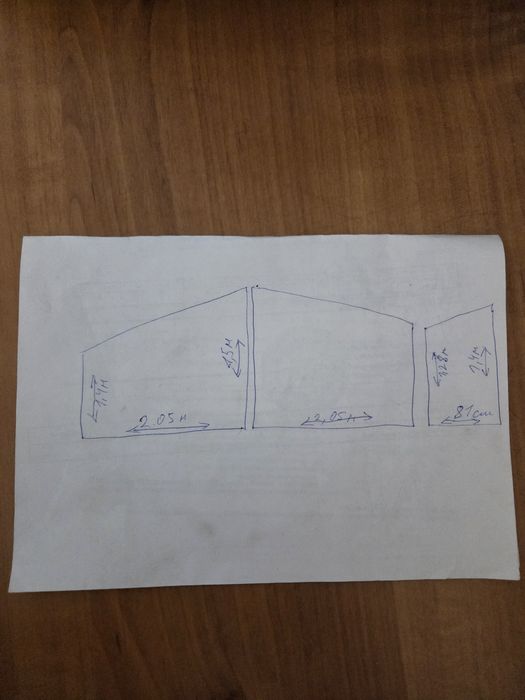 Продам ворота с калиткой.