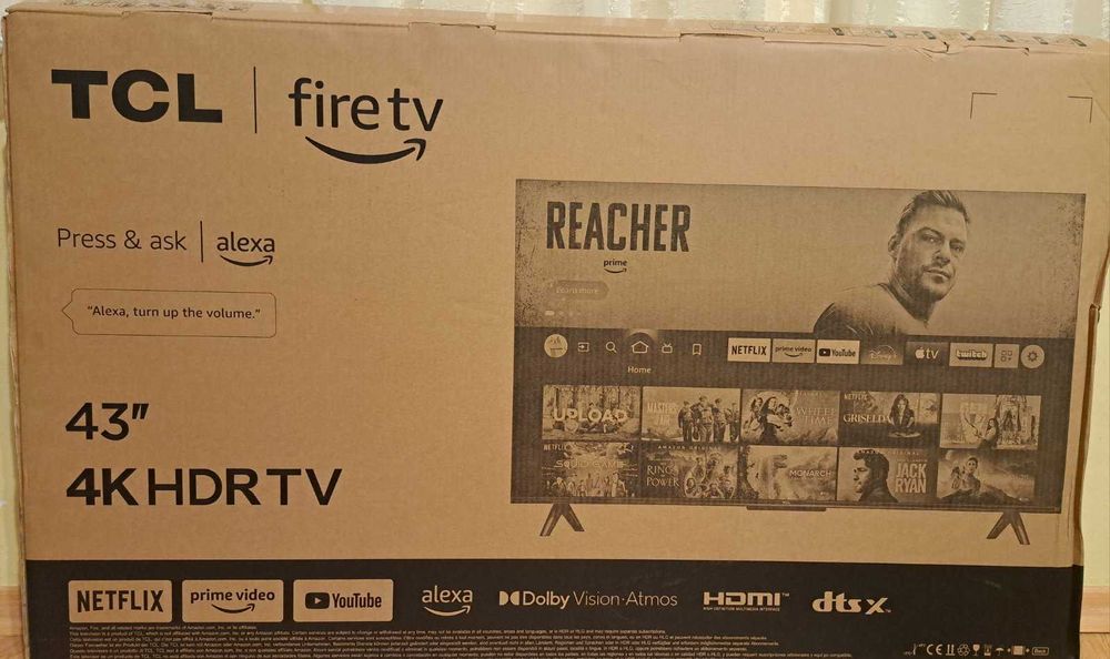 Смарт телевизор TCL 43 ", Модел 43PF650