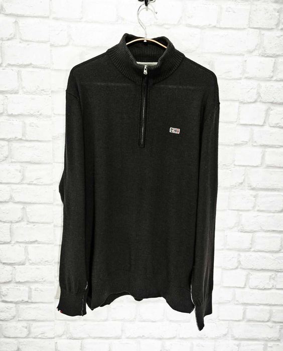 NAPAPIJRI Оригинален мъжки пуловер с цип Размер XL