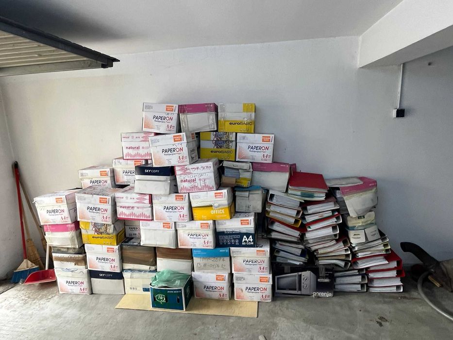 Colectam deseuri reciclabile- carton, hartie, plastic si lemn