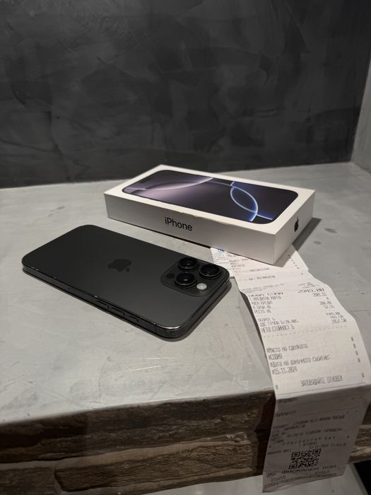 Iphone 16 Pro Max Black + гаранция