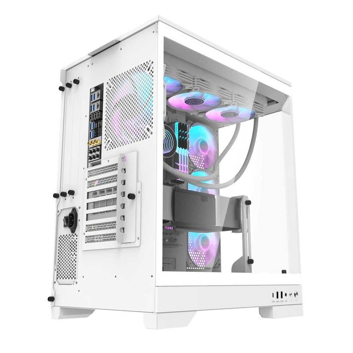 ' Корпус для ПК darkFlash DQX90 WHITE (ATX, 4x Fans)