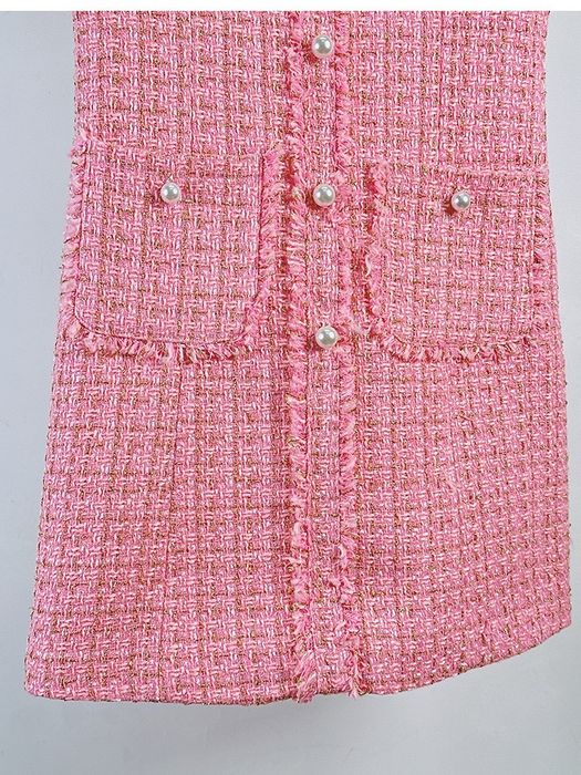 Дамска Рокля в Розов Цвят