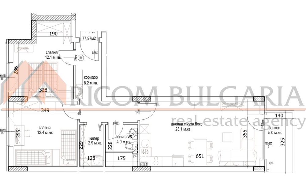 Продава се Тристаен апартамент в Варна, Кайсиева градина - 91 кв.м за 1407 €/кв.м - Снимка #1