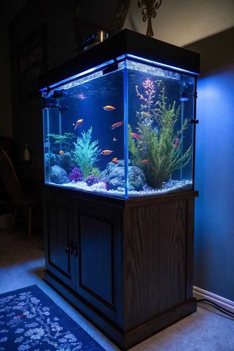Acvariu pentru pești tropicali – sticlă sau plexiglas