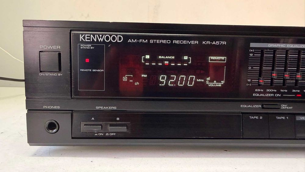 Amplificator Stereo Kenwood KR-A57R – Egalizator Graphic 5 Benzi, Tuner FM, Intrare Phono