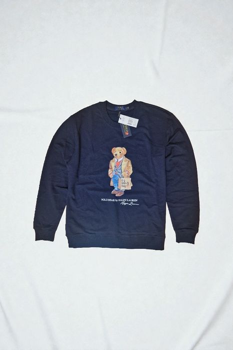 Bluza cu maneca lunga Polo Ralph Lauren cu imprimeu Polo Bear - Size S