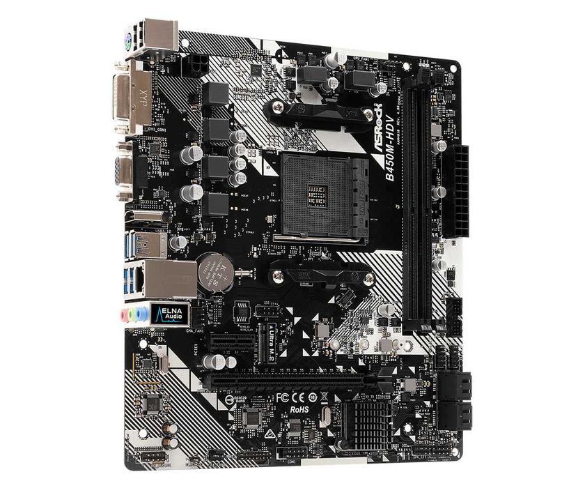 Ryzen 7 2700 с платой ASRock B450M-HDV в отличном состоянии с гарантие