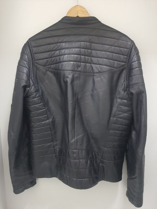 Мъжко яке от естествена кожа ХЛр-р BERSHKA