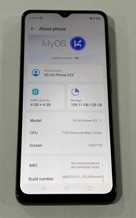 Vivacom 5G UG phone U23 128GB