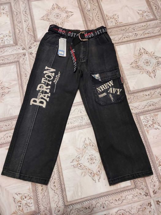 Джинсы нарядные мальчику