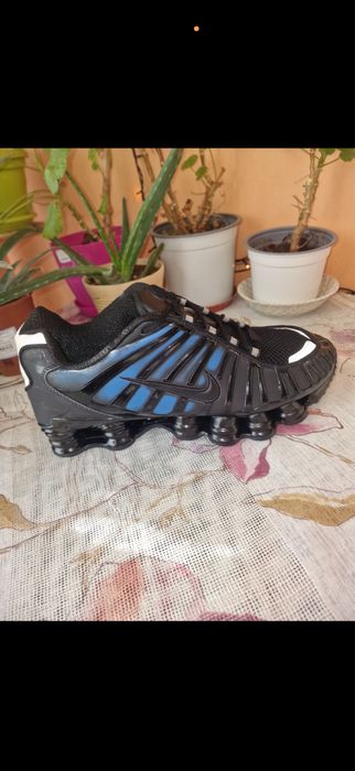 Nike shox thermoreactive black/blue