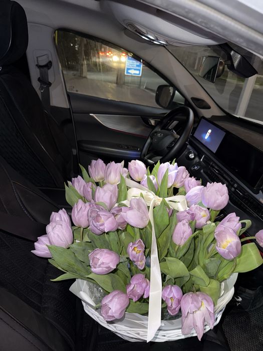 Свежие тюльпаны по 750 тг