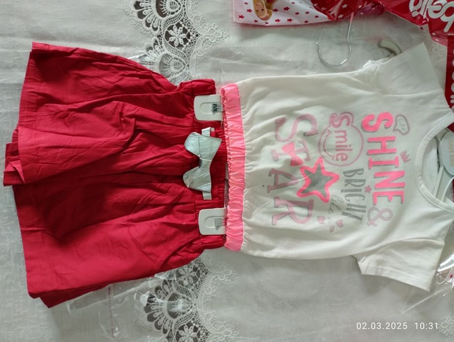 Детская одежда для девочек  до 2 года